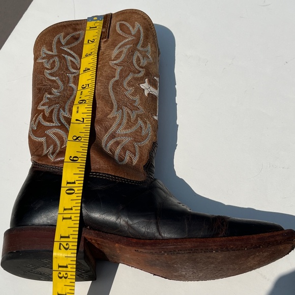 Tony Lama Women's San Saba Western Boot with Cross Inlay Size: 7.5 B (TC 1002L) - Picture 16 of 16